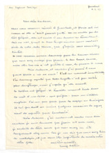 Brief von Emmy Martin an Suzanna Coolidge