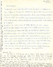 Brief von Emmy Martin und Gloria Coolidge an Suzanna Coolidge