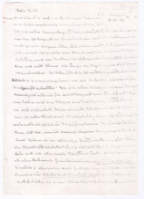 Brief von Albert Schweitzer an Lotte Gerhold-Schall