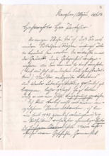 Brief von Karl Dorn an Albert Schweitzer