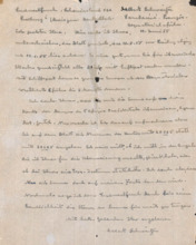 Eigenh. Brief Albert Schweitzers, 1 S., Lambarene, 1955