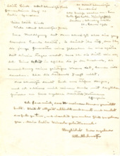 Eigenh. Brief von M. Kottmann und A. Schweitzer an den Albert-Schweitzer-Kreis, 1 S., Lambarene, 1952