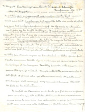 Eigenh. Brief Albert Schweitzer an Monsiuer Peyrot, 2 S., Lambarene, 1952