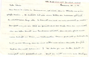 Brief von Albert Schweitzer an Lilian Russell