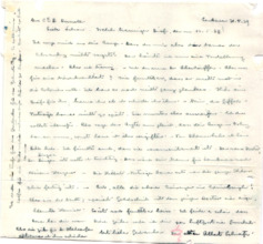 Brief von Albert Schweitzer an Lilian Russell