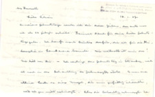 Brief von Albert Schweitzer an Lilian Russell