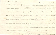 Brief von Albert Schweitzer an Lilian Russell