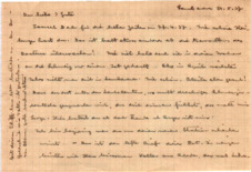 Brief von Albert Schweitzer an Lilian Russell