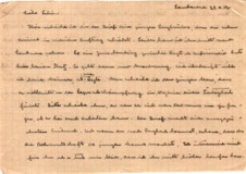 Brief von Albert Schweitzer an Lilian Russell