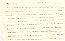 Brief von Albert Schweitzer an Lilian Russell