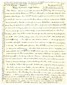 Brief von Albert Schweitzer an Lilian Russell