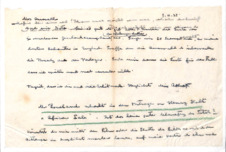 Brief von Albert Schweitzer an Lilian Russell