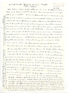 Brief von Albert Schweitzer an Lilian Russell