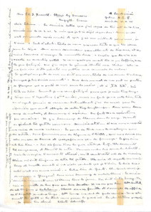 Brief von Albert Schweitzer an Lilian Russell