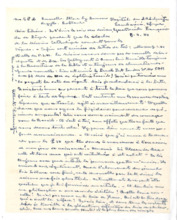 Brief von Albert Schweitzer an Lilian Russell