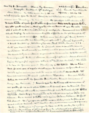 Brief von Albert Schweitzer an Lilian Russell