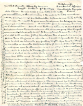 Brief von Albert Schweitzer an Lilian Russell