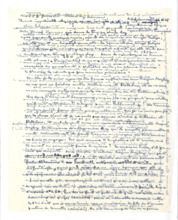 Brief von Albert Schweitzer an Lilian Russell