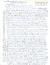 Brief von Albert Schweitzer an Lilian Russell