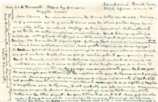 Brief von Albert Schweitzer an Lilian Russell