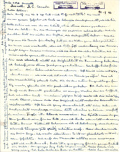 Brief von Albert Schweitzer an Lilian Russell