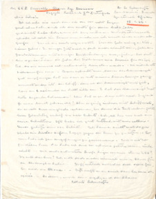 Brief von Albert Schweitzer an Lilian Russell