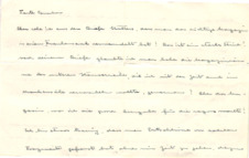 Brief von Albert Schweitzer an Lilian Russell