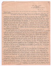 Brief von Lilian Russell an Albert Schweitzer