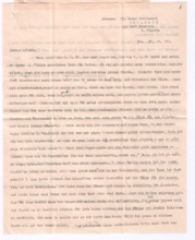 Brief von Lilian Russell an Albert Schweitzer