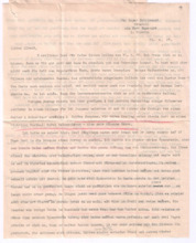 Brief von Lilian Russell an Albert Schweitzer
