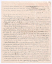 Brief von Lilian Russell an Albert Schweitzer