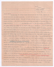 Brief von Lilian Russell an Albert Schweitzer