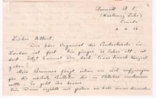 Brief von Lilian Russell an Albert Schweitzer