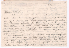 Brief von Lilian Russell an Albert Schweitzer