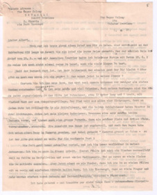 Brief von Lilian Russell an Albert Schweitzer