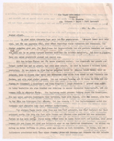 Brief von Lilian Russell an Albert Schweitzer