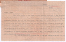 Brief von Lilian Russell an Albert Schweitzer