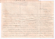 Brief von Lilian Russell an Albert Schweitzer
