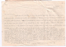 Brief von Lilian Russell an Albert Schweitzer