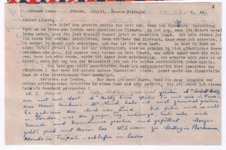 Brief von Lilian Russell an Albert Schweitzer