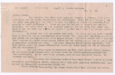 Brief von Lilian Russell an Albert Schweitzer