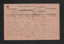 Telegramm v. Antonia Brico an Albert Schweitzer