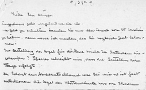 Brief v. Albert Schweitzer an Fréderic Haerpfer
