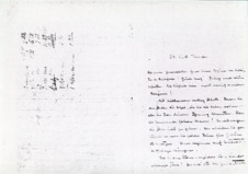 Brief v. Albert Schweitzer an Fréderic Haerpfer