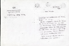 Brief v. Albert Schweitzer an Fréderic Haerpfer