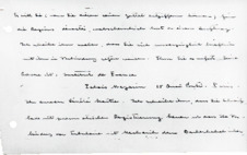 Brief v. Albert Schweitzer an Fréderic Haerpfer