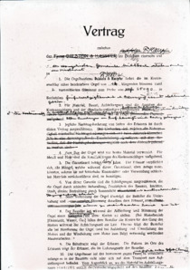 Brief v. Albert Schweitzer an Fréderic Haerpfer