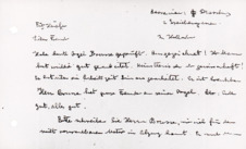 Brief v. Albert Schweitzer an Fréderic Haerpfer