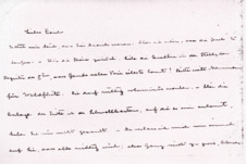 Brief v. Albert Schweitzer an Fréderic Haerpfer