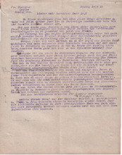 Brief von Fréderic Haerpfer an Albert Schweitzer